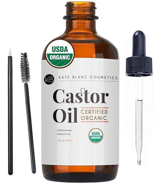 Organic Castor Oil - Hexane Free - Cold Pressed