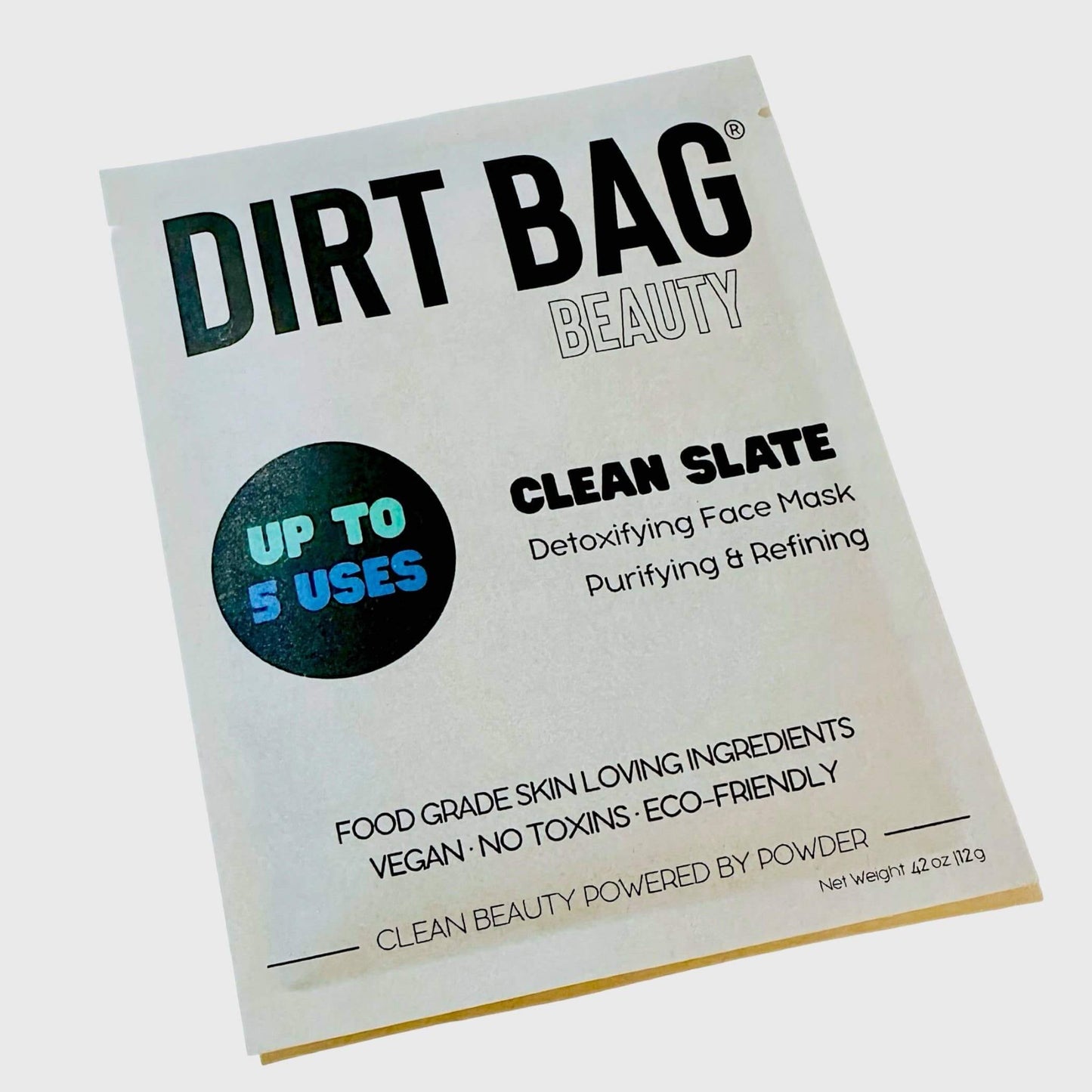 Vegan Powder Face Mask Purifying & Refining -Fragrance Free Dirt Bag Beauty