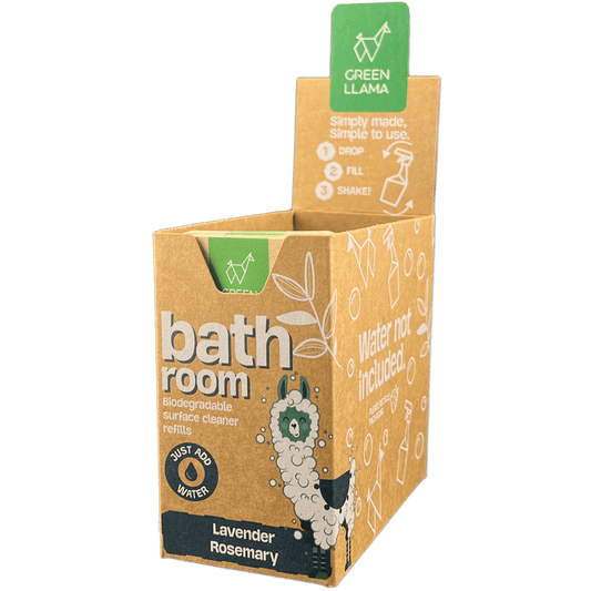 Green Llama Bathroom Cleaner Refill Tablets - Non Toxic Cleaning