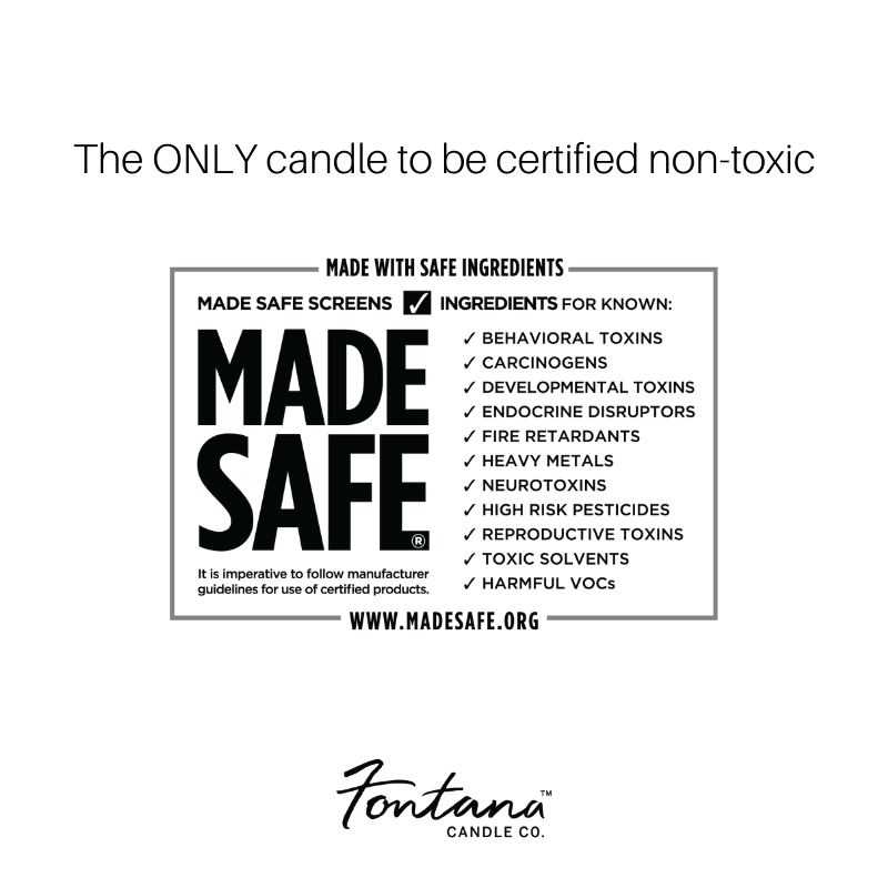 Woodwick Candle - Beeswax - Non Toxic - Essential Oils Fontana Candle Co.