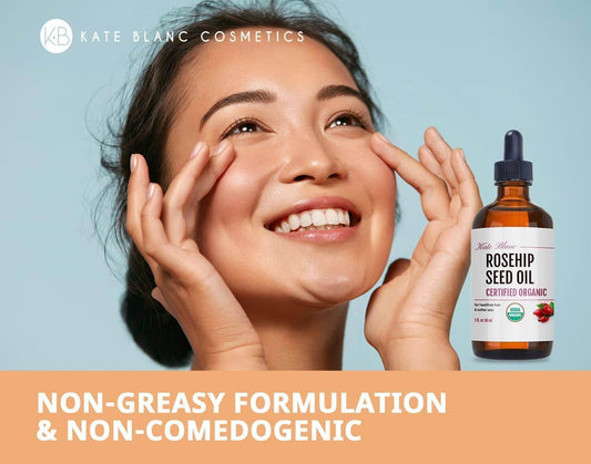 Organic Rosehip Oil: Travel / Mini - Natural Skincare - Moisturizer