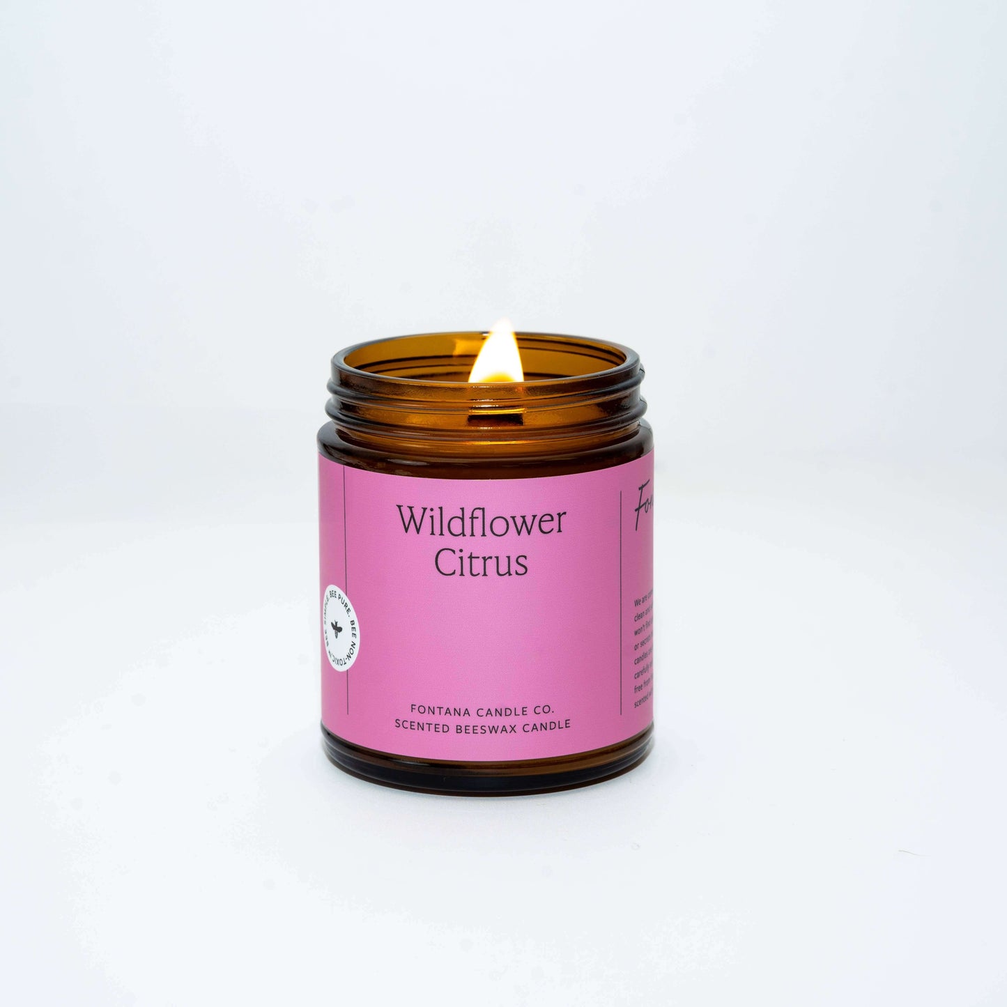 Woodwick Candle - Beeswax - Non Toxic - Essential Oils Fontana Candle Co.