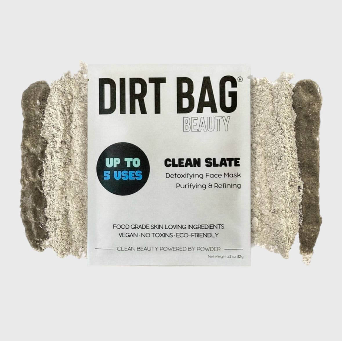 Vegan Powder Face Mask Purifying & Refining -Fragrance Free Dirt Bag Beauty