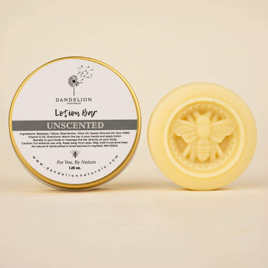Lotion Bar - Unscented Dandelion Naturals