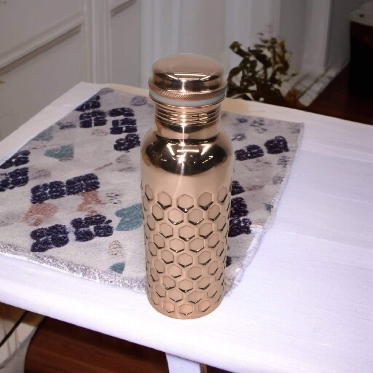 Copper Water Bottle – Wellness in Every Sip - 100% Pure Copper
