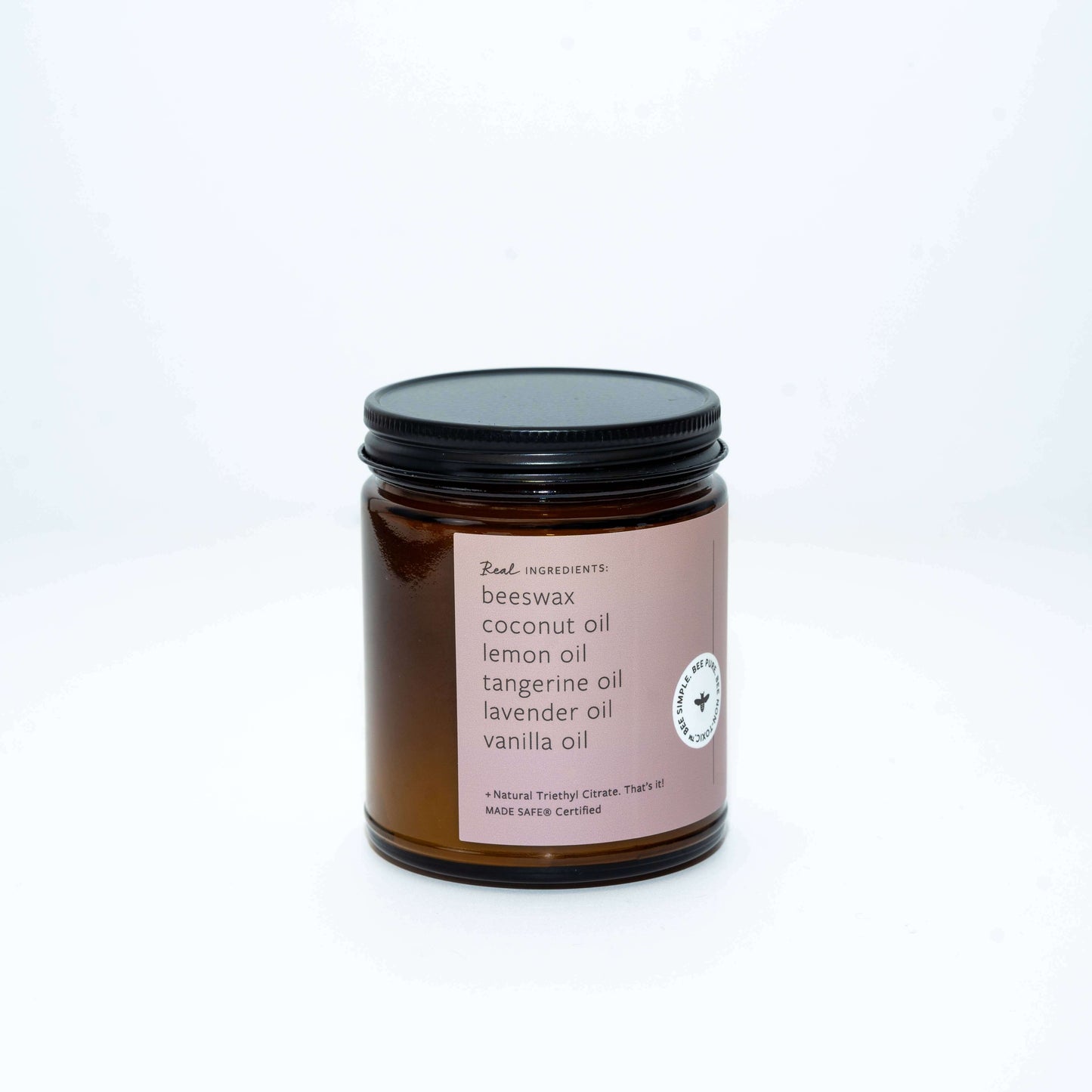 Lavender Vanilla Tangerine Essential Oil Beeswax Candle Fontana Candle Co.