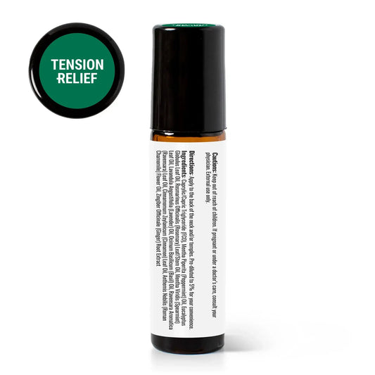 Essential Oil Roll-On for tension relief, soothing headaches and calming mind and body naturally.