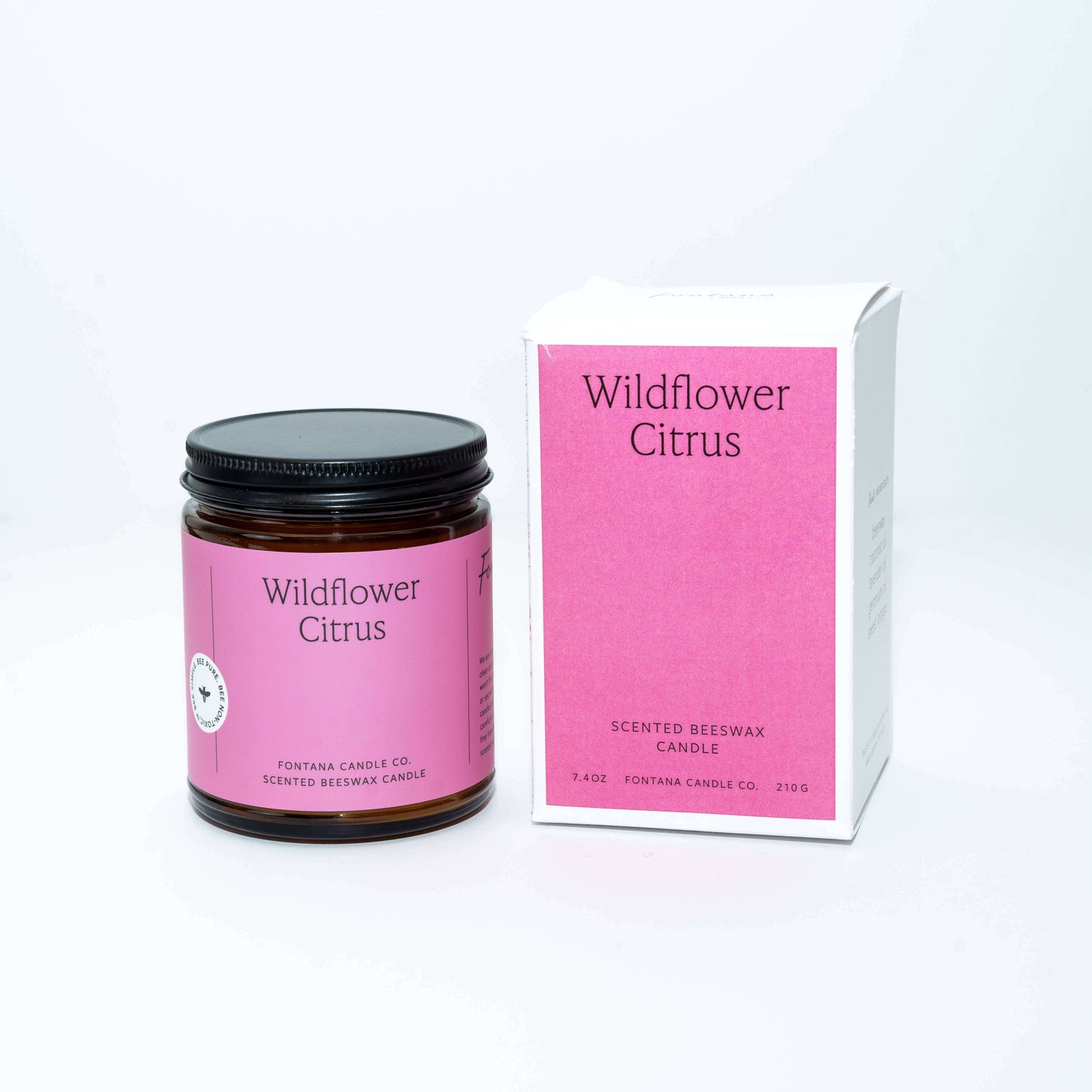 Woodwick Candle - Beeswax - Non Toxic - Essential Oils Fontana Candle Co.