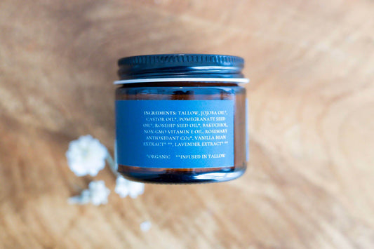 Facial Tallow - Bakuchiol - Organic Grass-Fed Tallow Schneider Goods Co