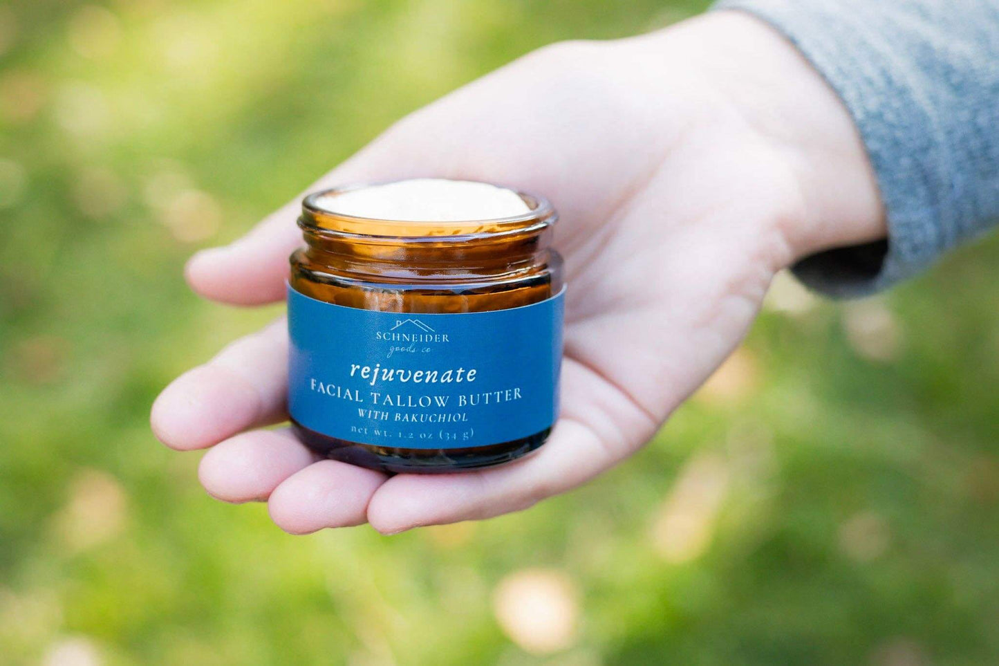 Facial Tallow - Bakuchiol - Organic Grass-Fed Tallow Schneider Goods Co