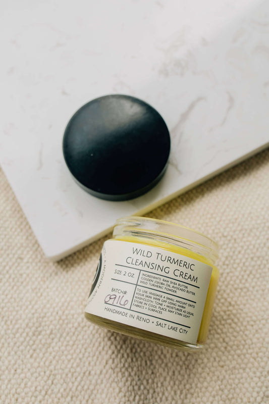 Wild Turmeric Cleansing Balm-Remove dirt + makeup naturally