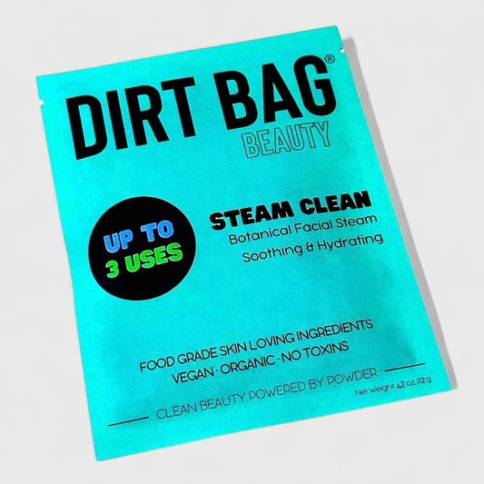 Organic Vegan Botanical Facial Steam - Soothing & Hydrating Dirt Bag Beauty