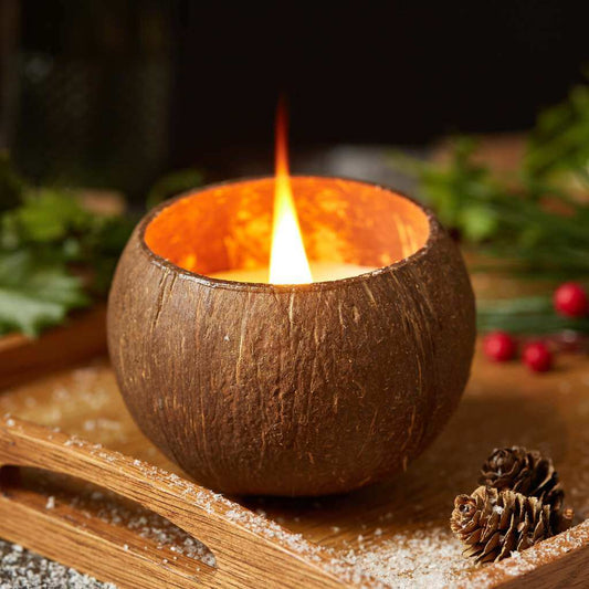 Candle - 100% Natural - Coconut Shell