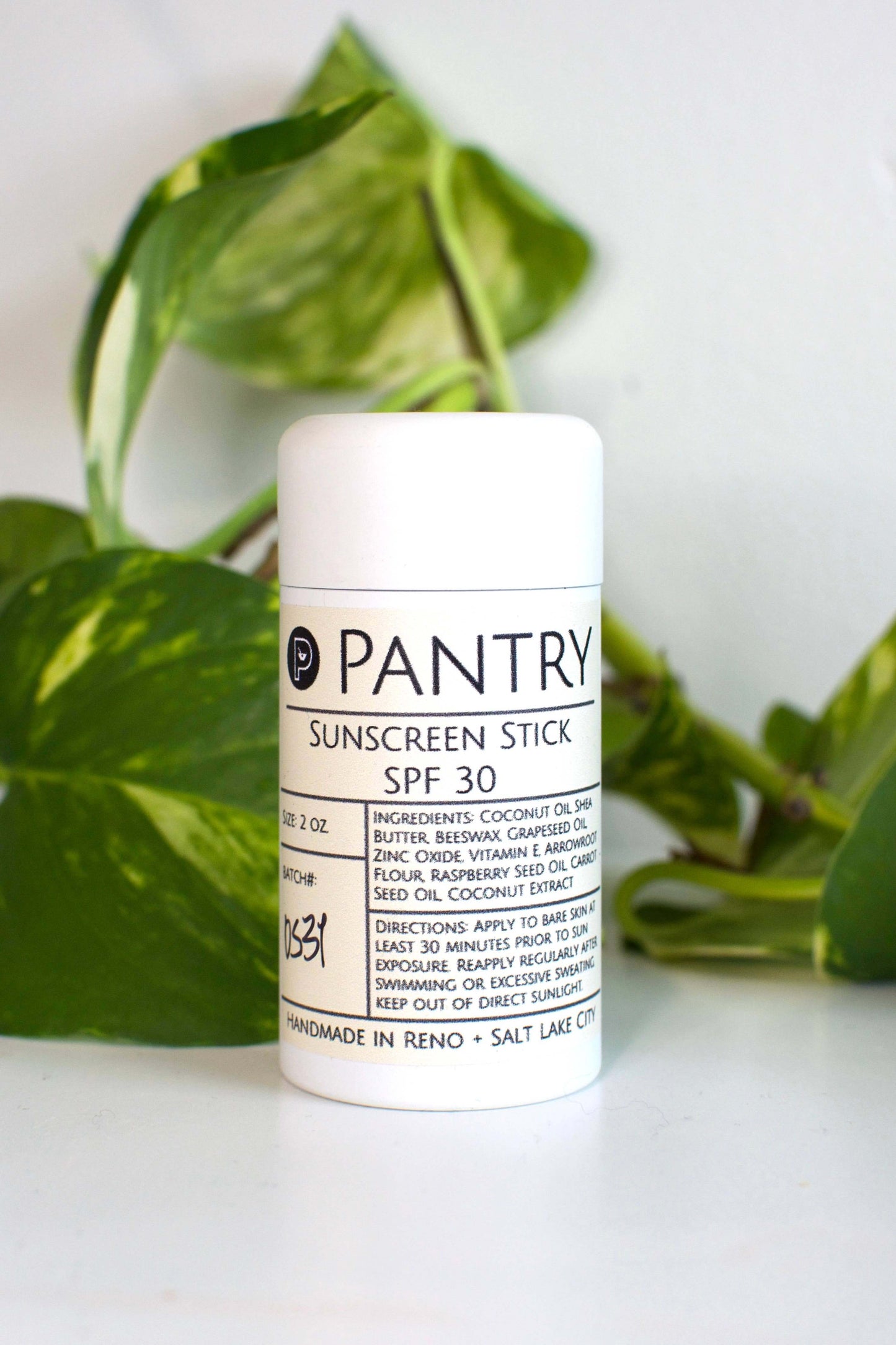 Natural Mineral Sunscreen SPF 30 - Summer Sun Protection: 2 oz. Tube