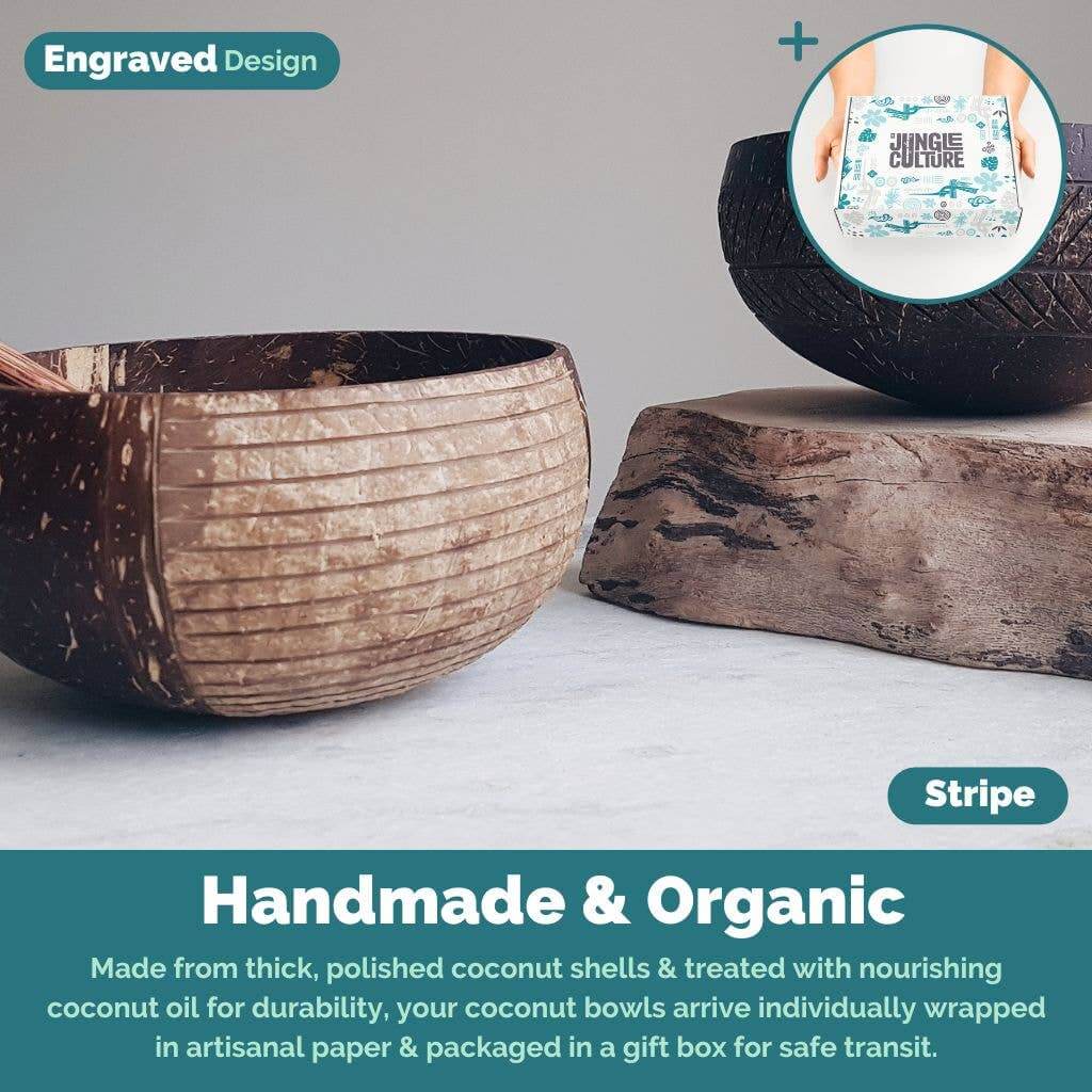 Coconut Bowl & Spoon Jungle Culture