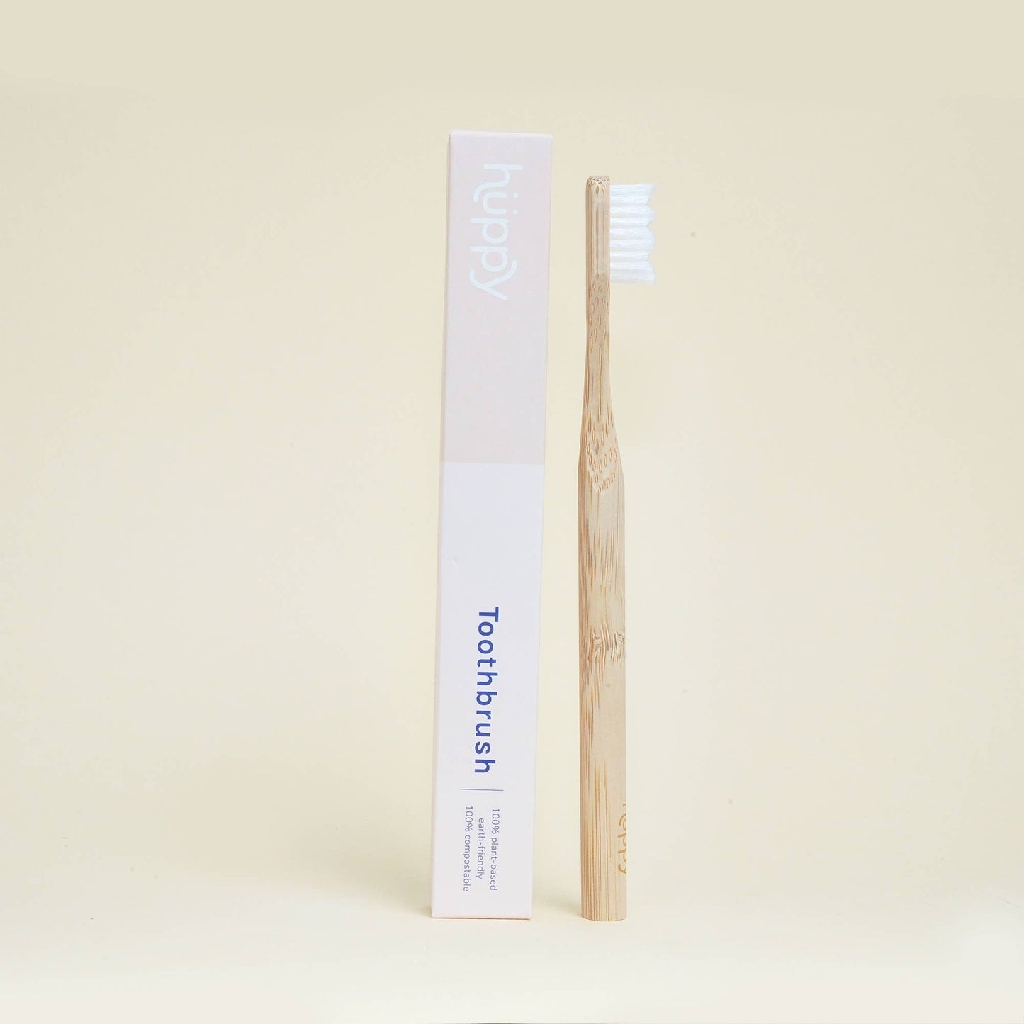 Toothbrush - Bamboo - Plastic Free - Biodegradable - Huppy Huppy
