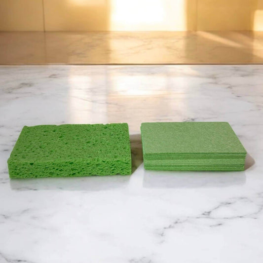 Compostable Cellulose Sponge : Green