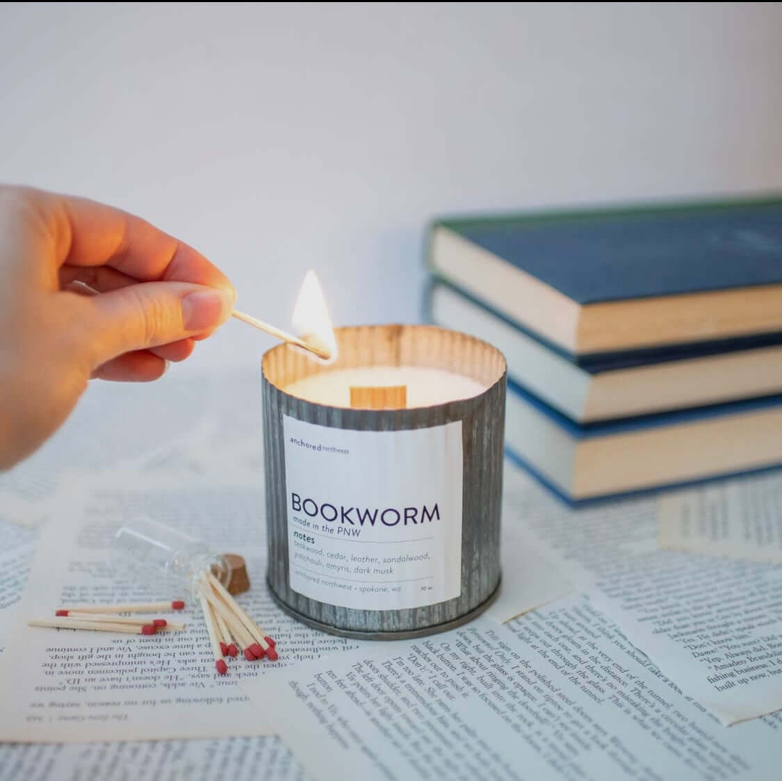 WoodWick Candle - Sea Salt & Orchid - Soy Candle