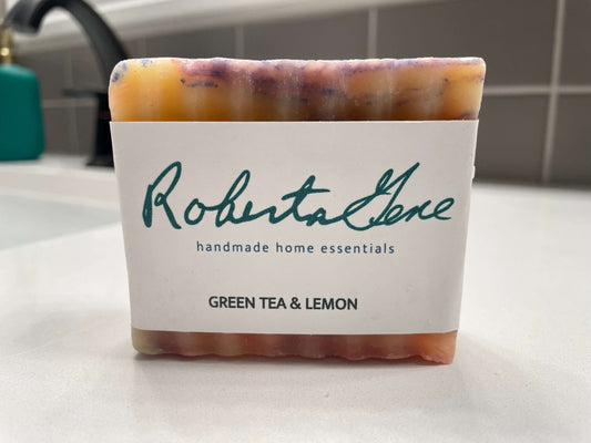 Organic Soap Bar · Green Tea and Lemon Roberta Gene