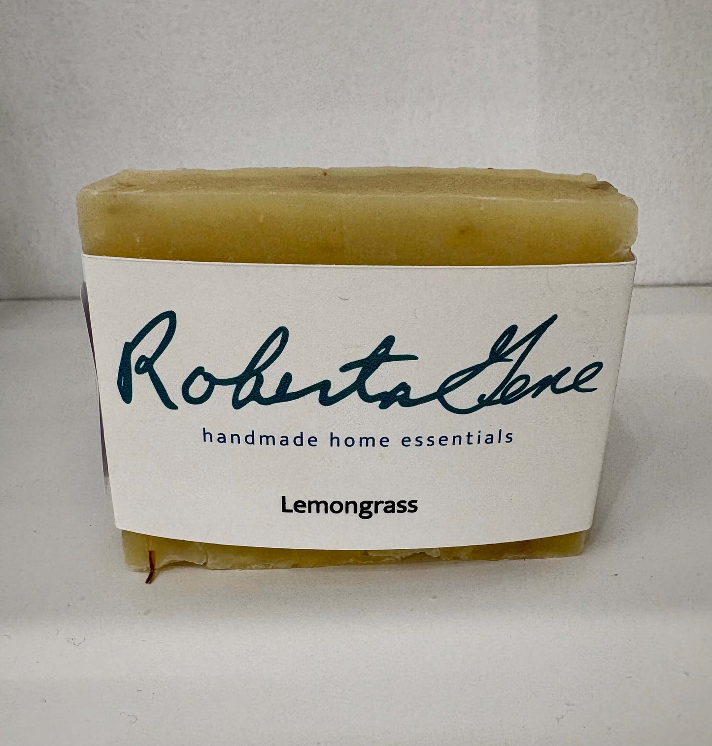 Handmade Lemongrass Soap - No Synthetic Fragrance - Lemongrass Essential Oil