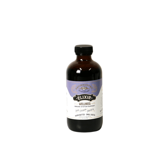 Elderberry Syrup Wellness Elixir: 8oz bottle for natural immune support and wellness boost.