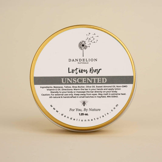 Lotion Bar - Unscented Dandelion Naturals