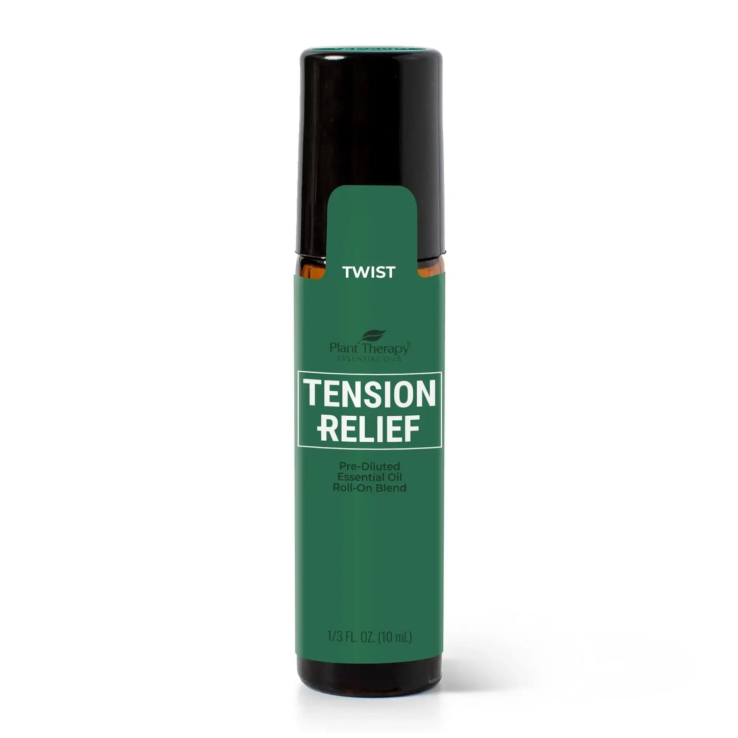 Essential oil roll-on for tension relief, helps soothe headaches and calm body and mind naturally.