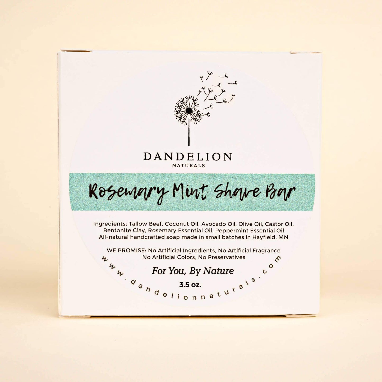Shave Bar - Rosemary Dandelion Naturals
