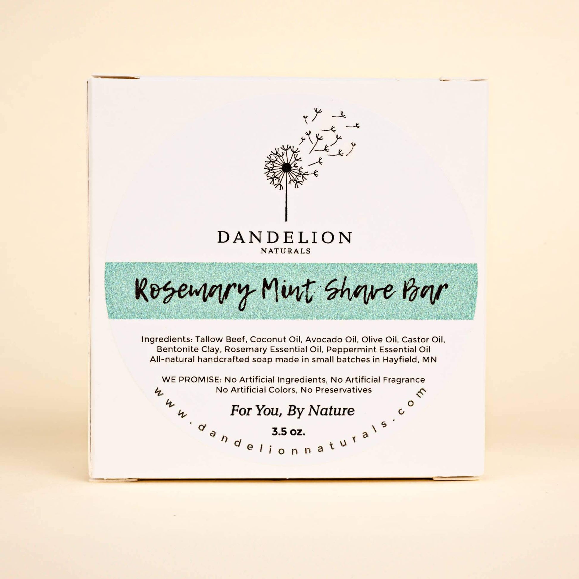 Shave Bar - Rosemary Dandelion Naturals