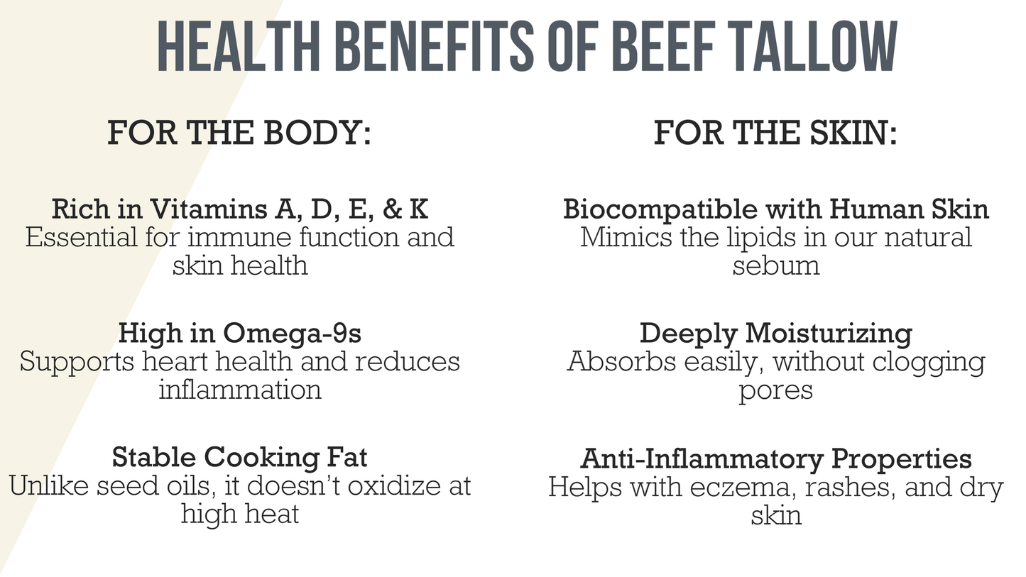 Unscented Whipped Tallow Moisturizer | 100% Natural Skincare: 9oz Lady May Tallow