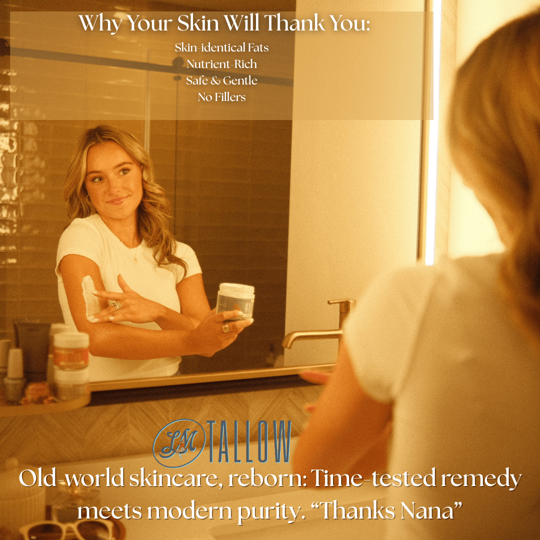 Why Your Skin Will Thank You: Unscented Whipped Tallow – All-Natural Moisturizer | Pure Beef Tallow for Face & Body | Preservative-Free Skincare: 9oz.
