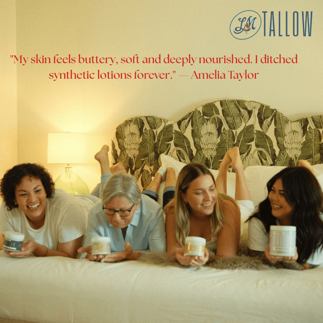 Unscented Whipped Tallow – All-Natural Moisturizer | Pure Beef Tallow for Face & Body | Preservative-Free Skincare: 9oz, user testimonial.