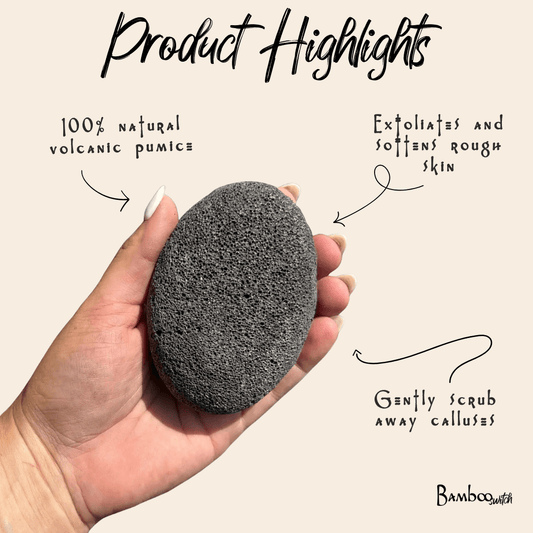 Large Natural Pumice Foot Stone | Christmas Gift Bestseller, 100% natural volcanic pumice for exfoliating skin.