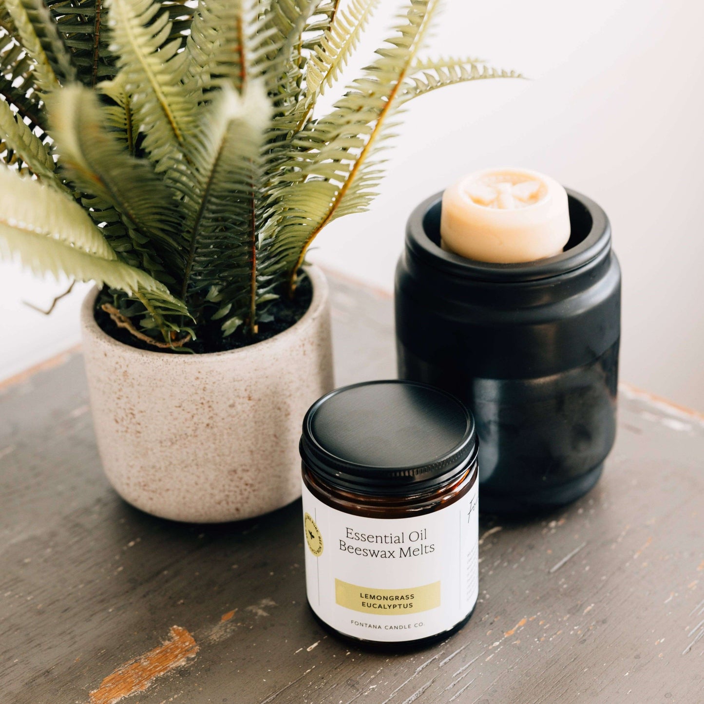 Lemongrass Eucalyptus Beeswax & Essential Oil Wax Melts