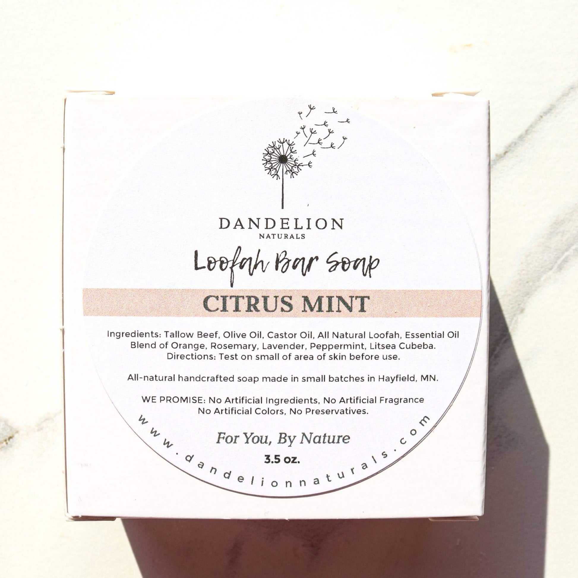 Soap - Loofah Dandelion Naturals
