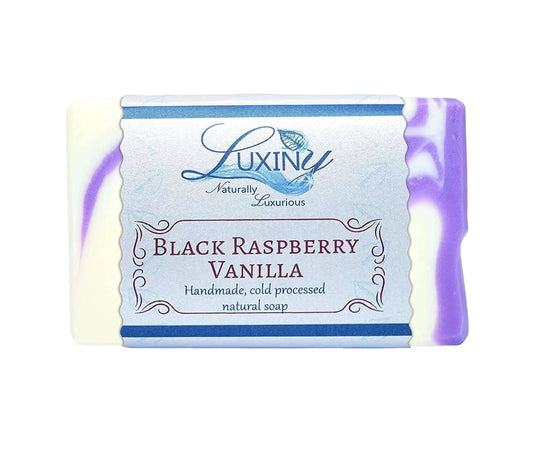 black raspberry vanilla soap bar