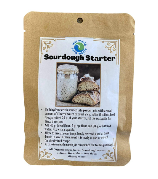 Sourdough Starter - Dehydrated - Organic One World Zero Waste