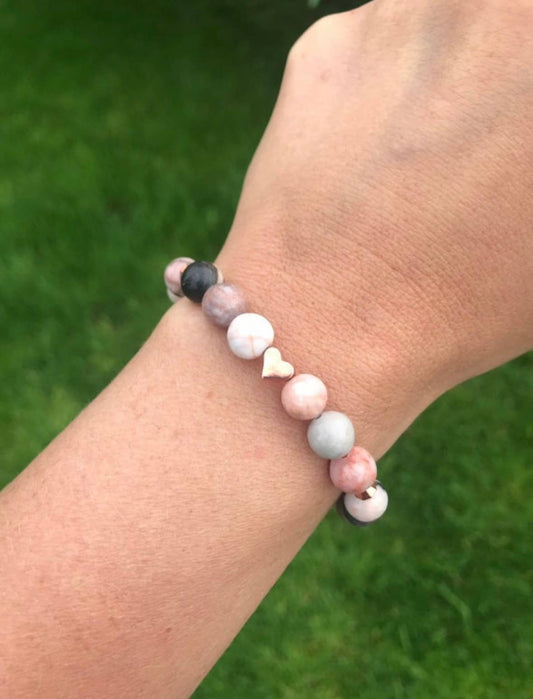 The Daphine, Diffuser Bracelet, Aromatherapy Jewelry, Beaded Drops of Wellness Goods