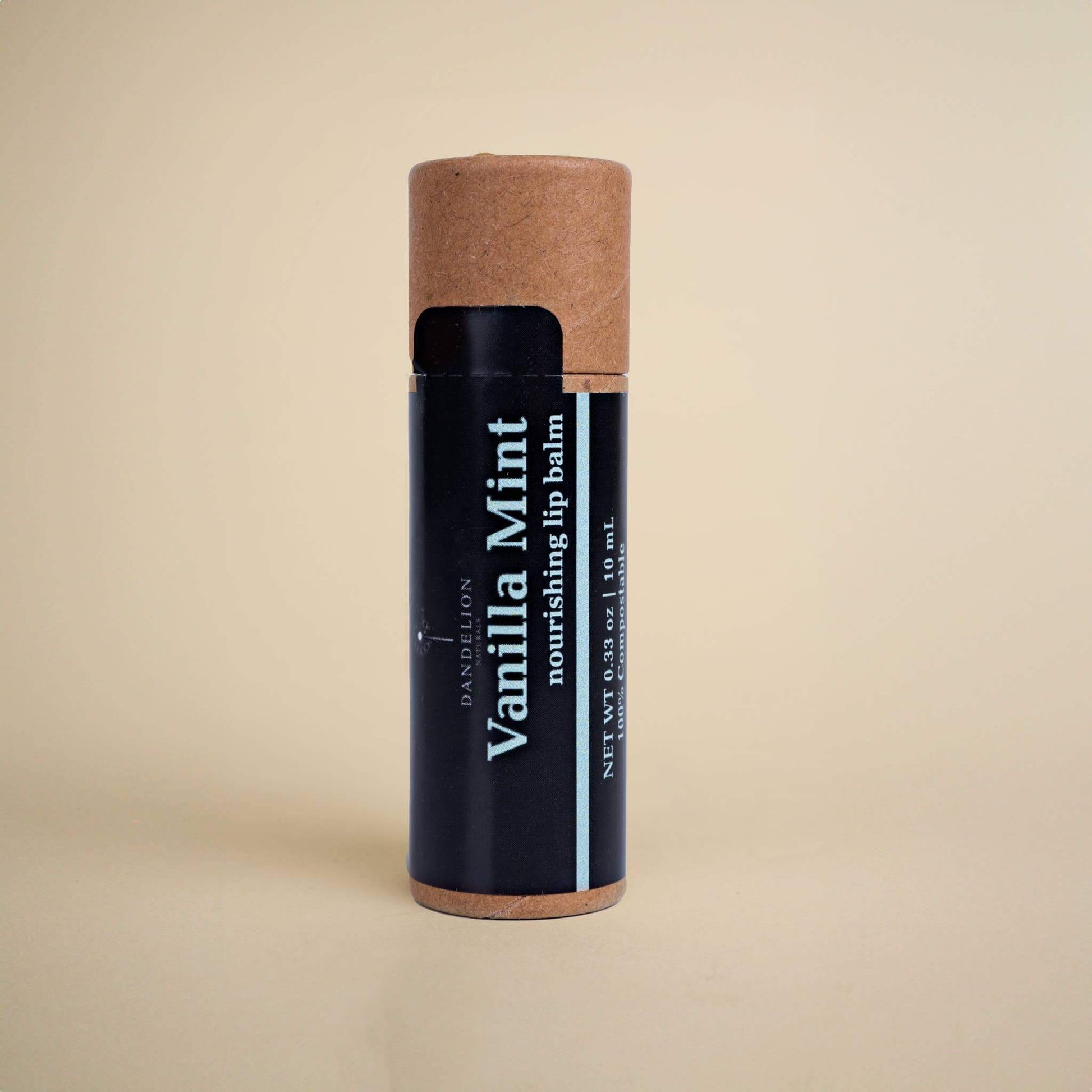 Vanilla Mint Lip Balm | Tallow Lip Balm | Chapstick in eco-friendly packaging for hydration and protection.