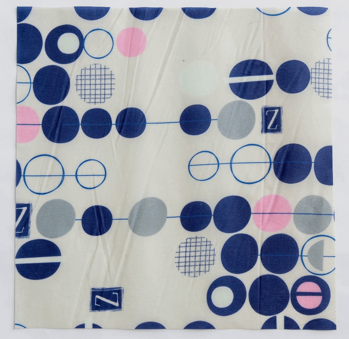 z wraps reusable beeswax food wrap, in circle up design