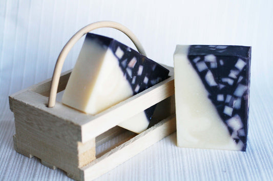 Organic Handmade Soap · Diamonds in the Sky One Leaf Soap