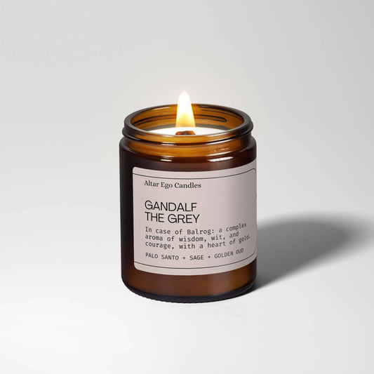 WoodWick Candle - GANDALF THE GREY - Soy Candles