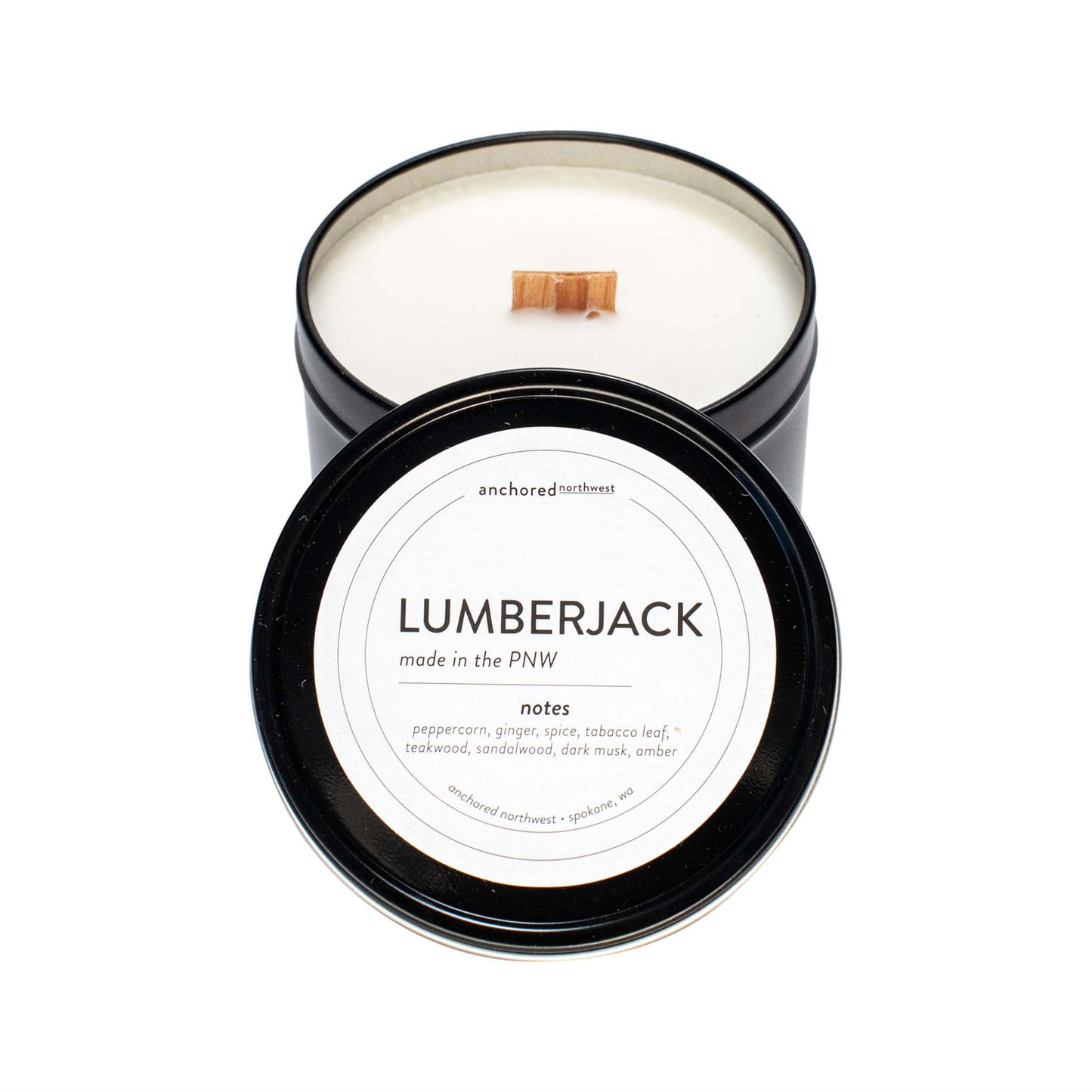 Travel Soy Candles - Lumberjack