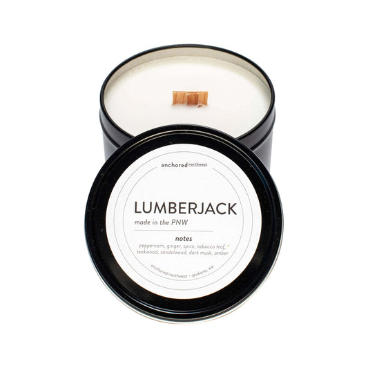 Travel Soy Candles - Lumberjack