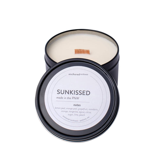 Wood Wick Soy Candle · Sunkissed