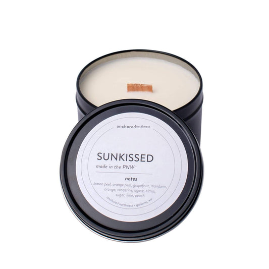 Woodwick Candle - Sunkissed - Travel Soy Candle