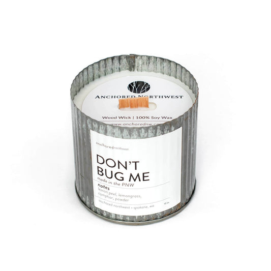 soy candle in dont bug me scent