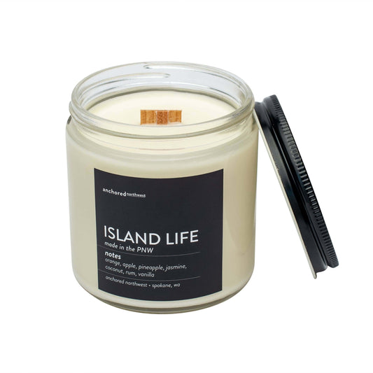 Island Life · Wood Wick Soy Candle