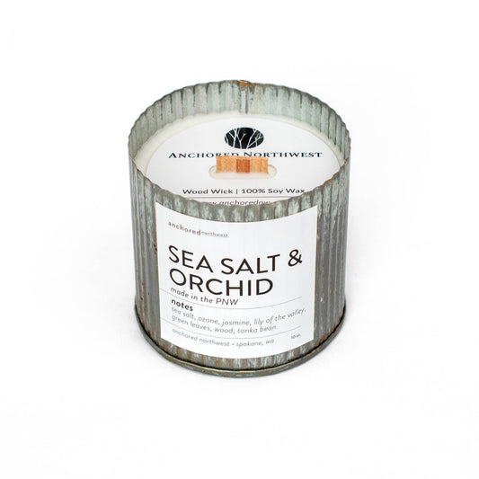 Sea Salt & Orchid · Soy Candle