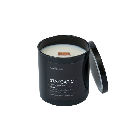 Staycation · Wood Wick · Soy Candle